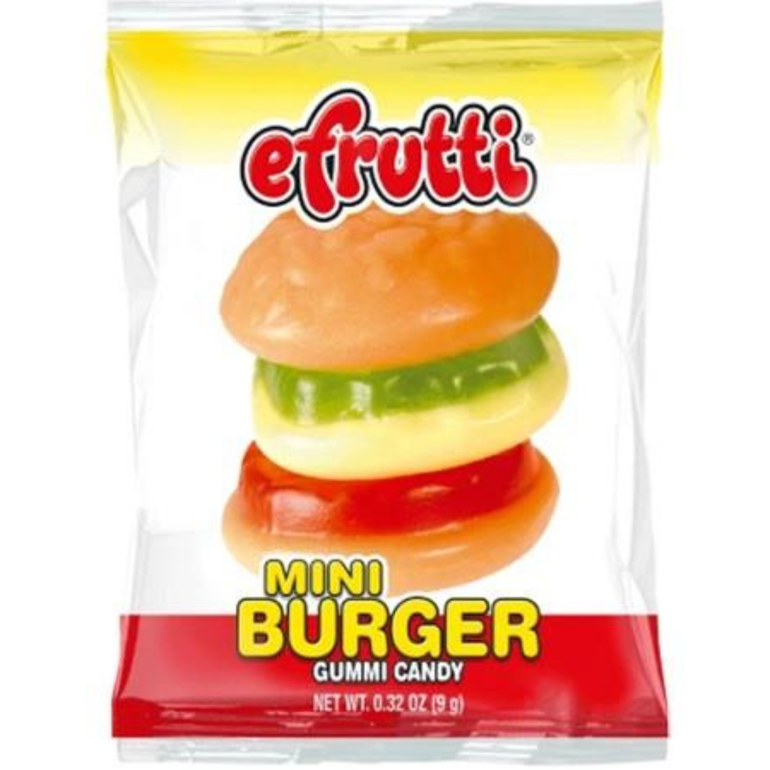 E.FRUTTI BULK MINI BURGER GUMMY