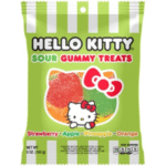 HELLO KITTY SOUR GUMMY TREATS PEG 12/5OZ
