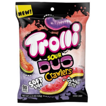 TROLLI DUO CRAWLERS SOUR PEG 12/4.25OZ