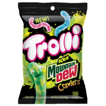 TROLLI BAG SOUR MOUNTAIN DEW 8/6.3OZ