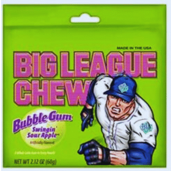 BIG LEAGUE CHEW APPLE 9/12CT