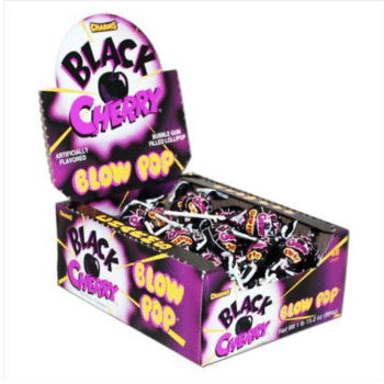 CHARMS BLOW POP BLACK CHERRY 12/48CT