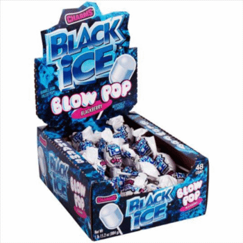 CHARMS BLOW POP BLACK ICE 12/48CT