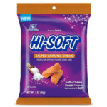 HI-SOFT PEG BAG SALTED CARAMEL CHEWS 6/3OZ