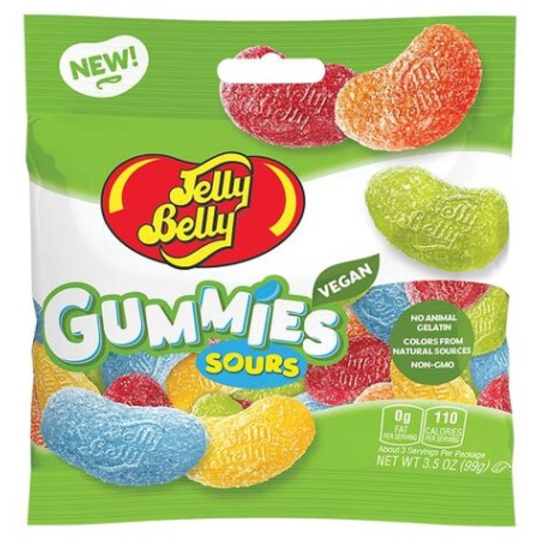 JELLY BELLY PEG BAG SOUR GUMMIES