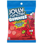 JOLLY RANCHER GUMMIES SOUR AWESOME REDS 12/6.5OZ PEG BAG