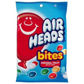 AIRHEAD BITES FRUIT PEG 12/6OZ
