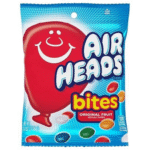 AIRHEAD BITES FRUIT PEG BAG 12/3.8OZ