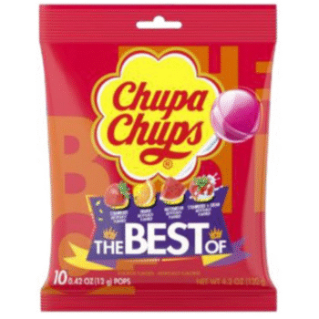 CHUPA CHUPS BEST OF 10CT PEG 12/4.2OZ