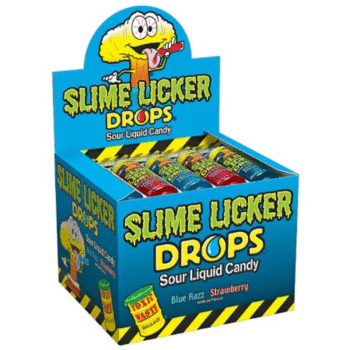 TOXIC WASTE SLIME LICKER DROPS (BLUE RAZZ/STRAWBERRY) 8/30CT