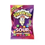 WARHEADS SOUR CHEWY CUBES 5OZ PEG