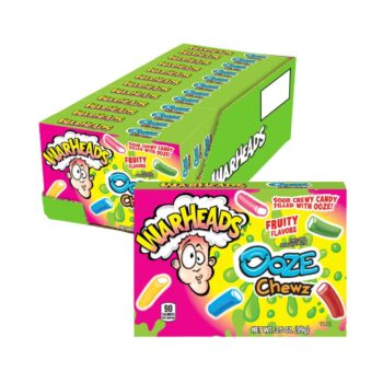 WARHEADS OOZE CHEWZ 3.5OZ BOX