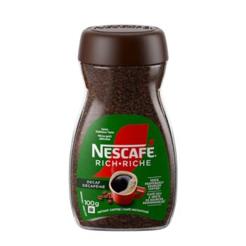 NESCAFE RICH Decaf Jar 12x100g N2