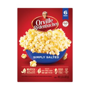 ORVILLE Simply Salt Popcorn 6/6/492G