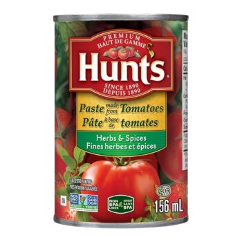 HUNTS Tomato Paste Original Herbs & Spice 48/156ml