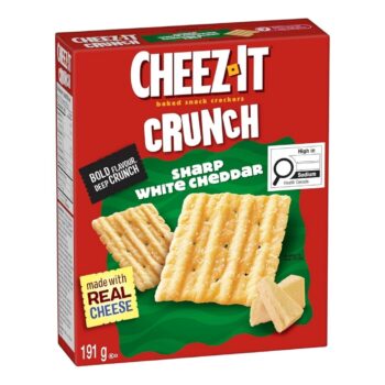 CHEEZ -IT'S CRUNCH  WHITE CHEDDAR