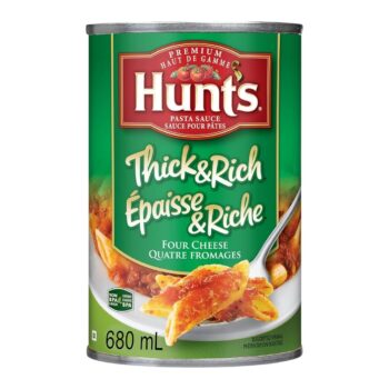 HUNTS Pasta Sauce 4 Cheese 12/680ml