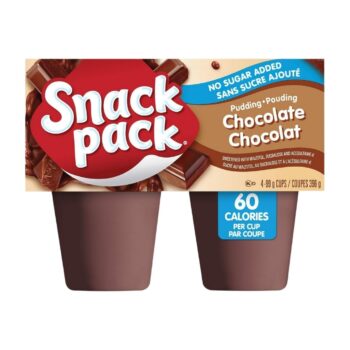SNACK PACK No Sugar Added Chocolate Pudding 12/4/99G