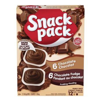 SNACK PACK Chocolate And Chocolate Fudge Pudding 6/12/1.19KG