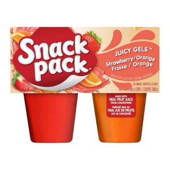 SNACK PACK Juicy Gels Strawberry And Orange 12/4/99g