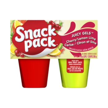 SNACK PACK Juicy Gels Cherry And Lemon Lime 12/4/99g