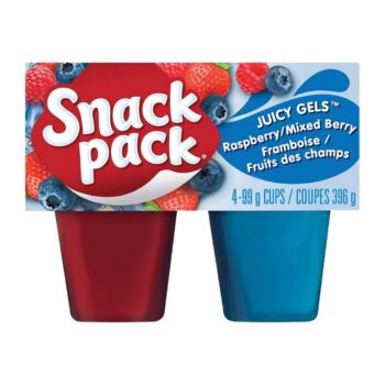 SNACK PACK Juicy Gels Raspberry And Mixed Berry 12/4/99g