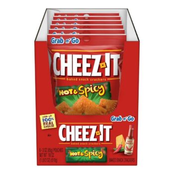 CHZIT HOT&SPCY CRCKR 6ct Tray