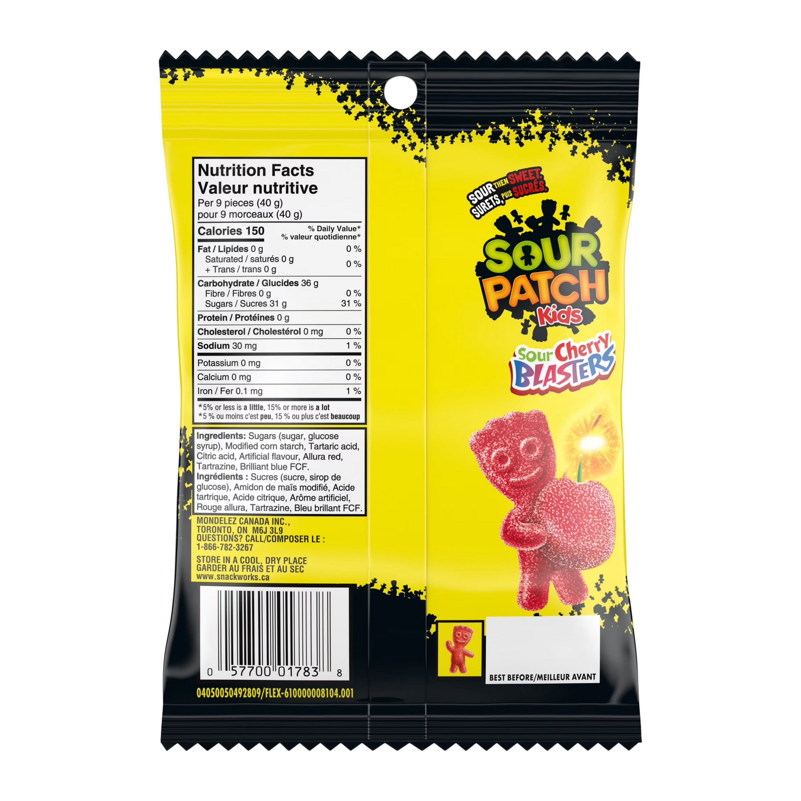 Sour Patch Cherry Back